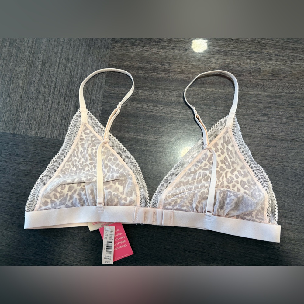 Unlined Leopard Bra XLarge - Picture 4 of 8